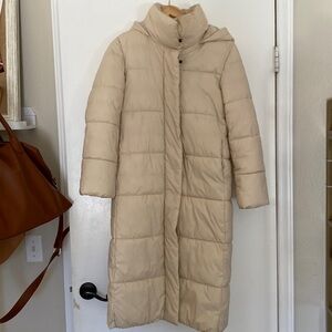 NWT Banana republic long puffer coat
